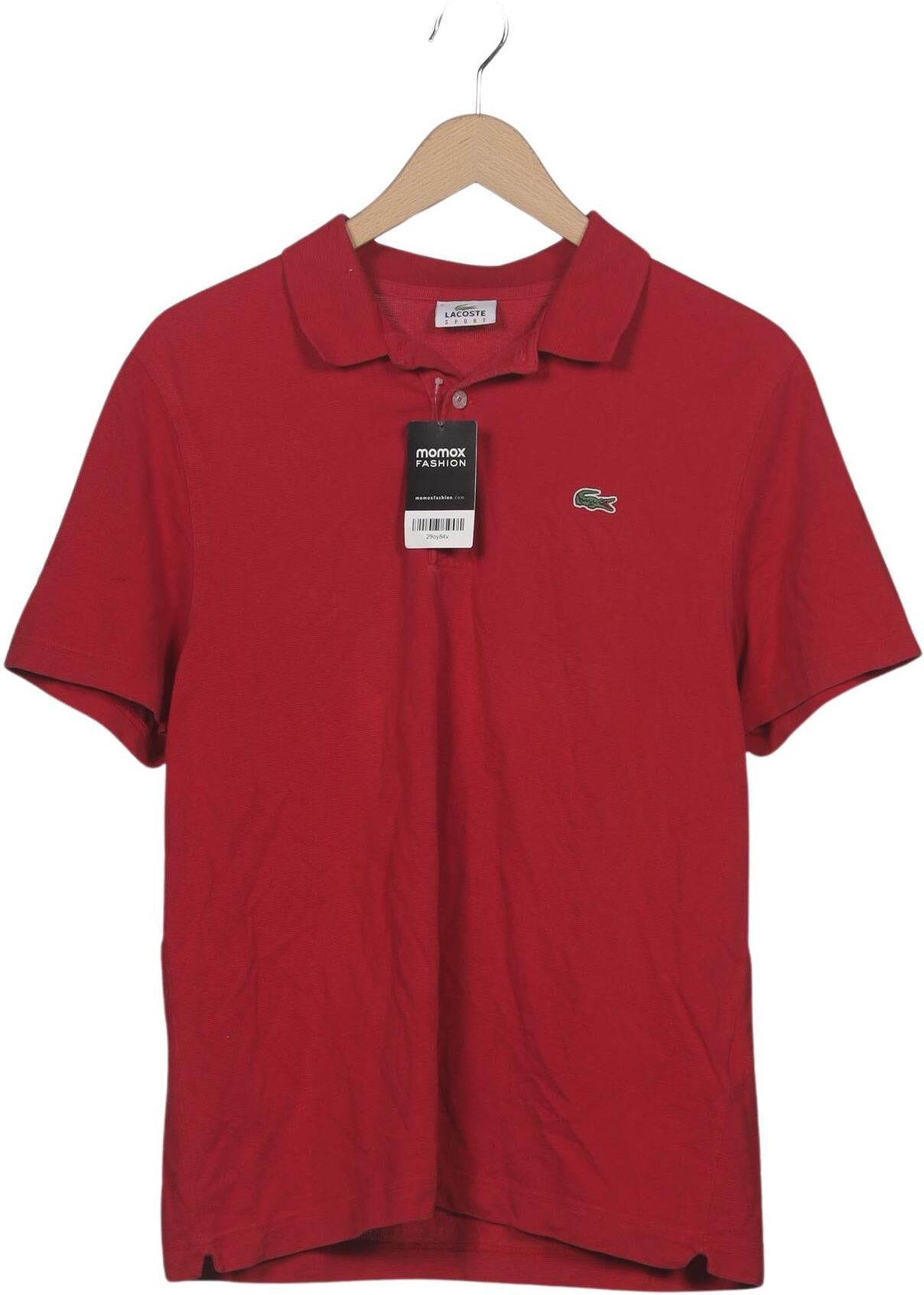 Lacoste Sport Herren Poloshirt, Rot, Gr. L (Lacoste 5), Baumwolle - Second Hand