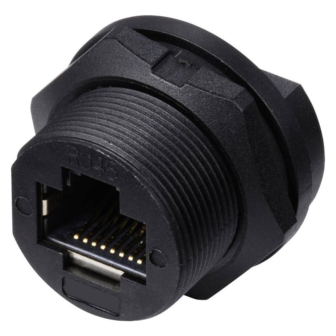 Tru Components TC-E13T-FR6-PPF RJ45-Buchse für rückseitige Montage auf Leiterpla (TC-13543664)