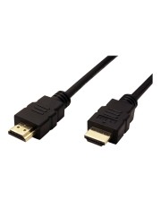 ROLINE HDMI HiSp Kbl.+Eth. TPE ST/ST 5m Kabel Digital/Display/Video Netzwerk 5 m Schwarz (11.04.5934)