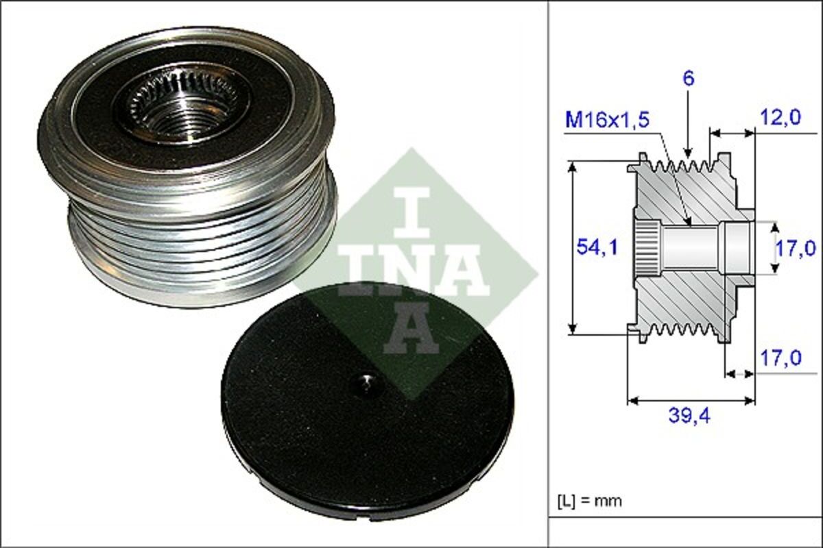 Schaeffler Ina Generatorfreilauf INA 535 0090 10