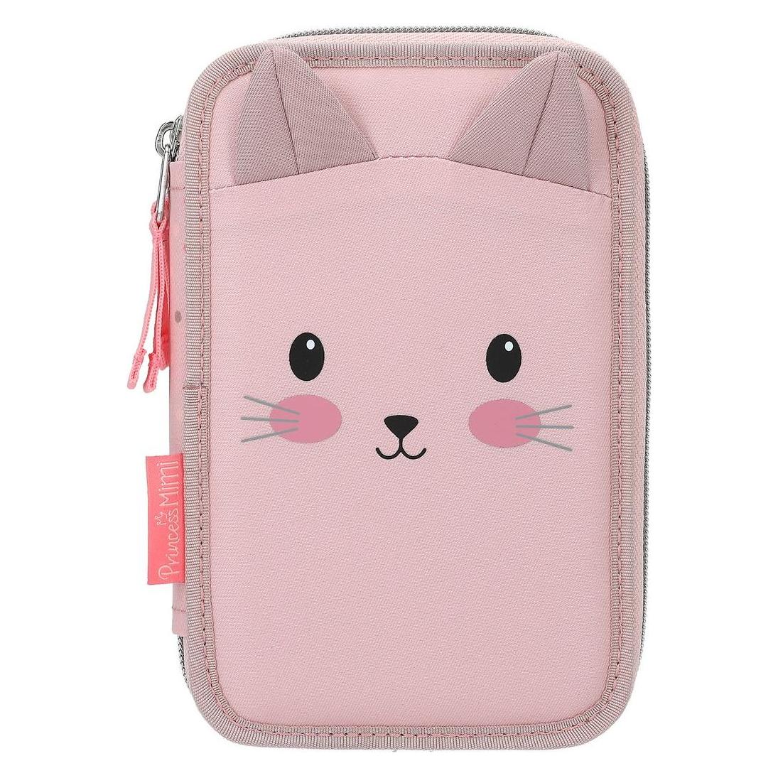 Magni DEPESCHE Princess Mimi Federtasche Katze 2 Fächer rosa (67181487)