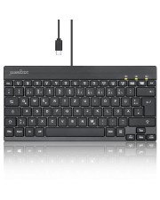 Perixx kabelgebundene USB-C Mini Tastatur mit flachen (PERIBOARD-426C DE)