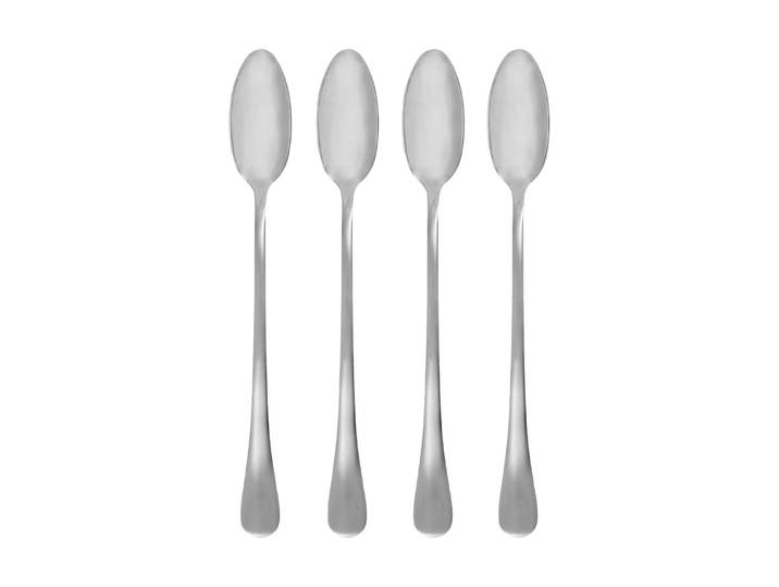 House Doctor Cuillère longue Brush 4 pièces Silver finish