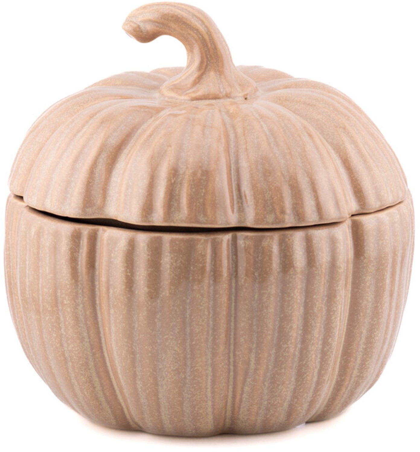 Opbergbakje Gourd pompoen beige maat L