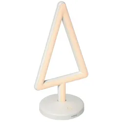 Sompex Akku-Tischleuchte Triangle Alu, Eisen, Stahl & Metall Weiß