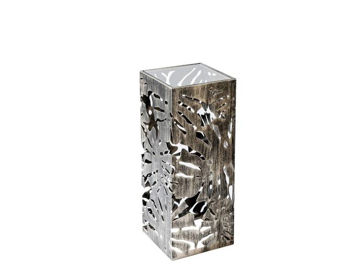 Blumensäule Bronzefarben