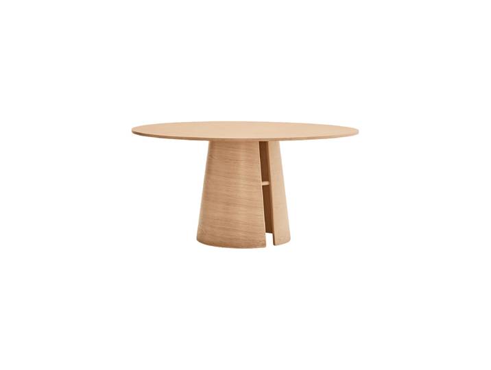 Runder Design Esstisch „Cep“ Ø 157 cm Esche Eiche Natural Teulat
