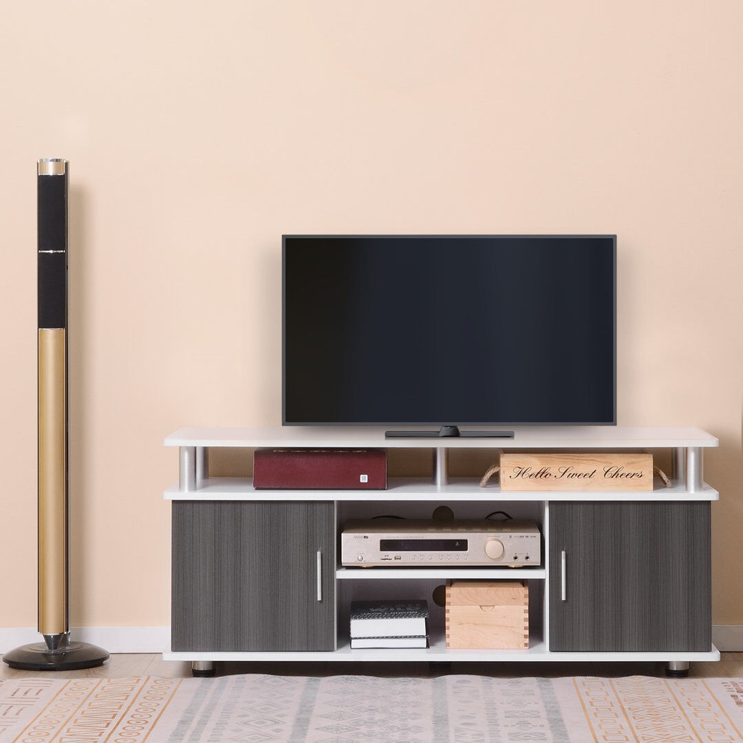 Ebern Designs Dolors TV Cabinet Stand for TVs up to 55" White;Gray 50"