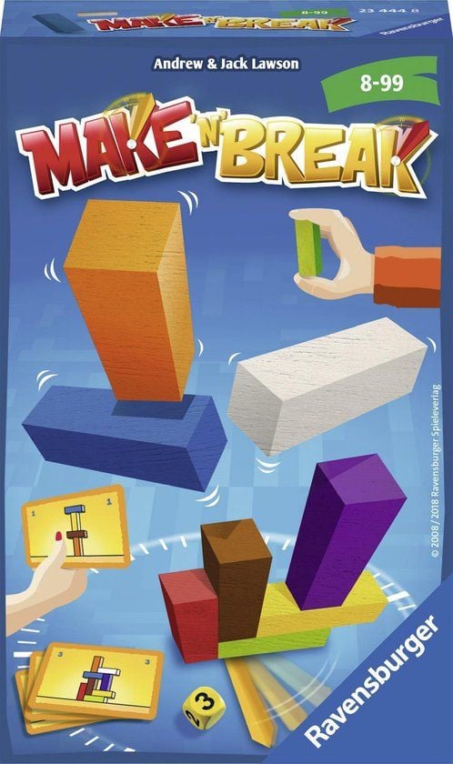Ravensburger Make 'n Break Pocketspel voor 2-4 spelers