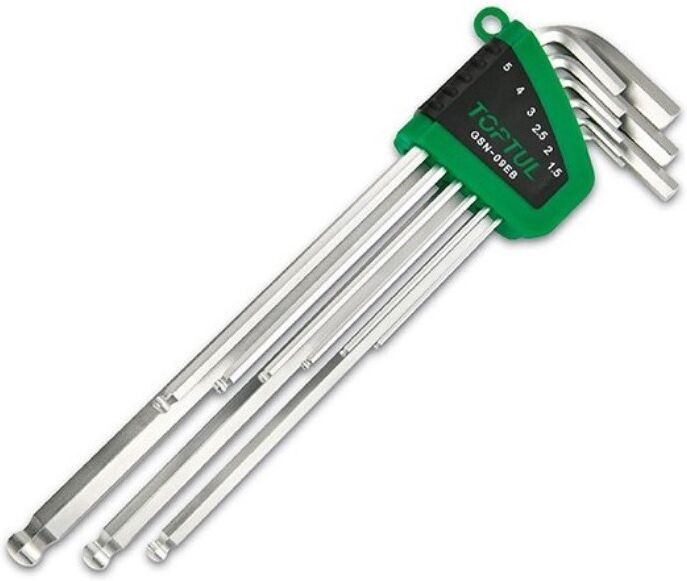 TOPTUL GSN-09EB Angled Screwdriver Set