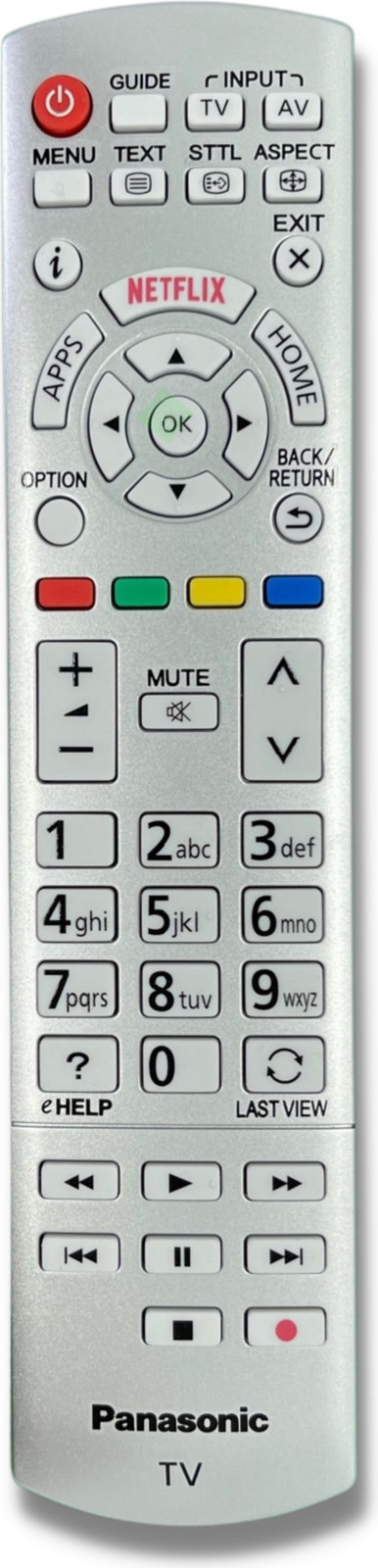 Originele Panasonic afstandsbediening voor televisies TX-55ASW754 TX-55ASW804 TX-55CR730E TX-55CRW734 TX-55CS620B TX-55CS620E TX-55CS630E