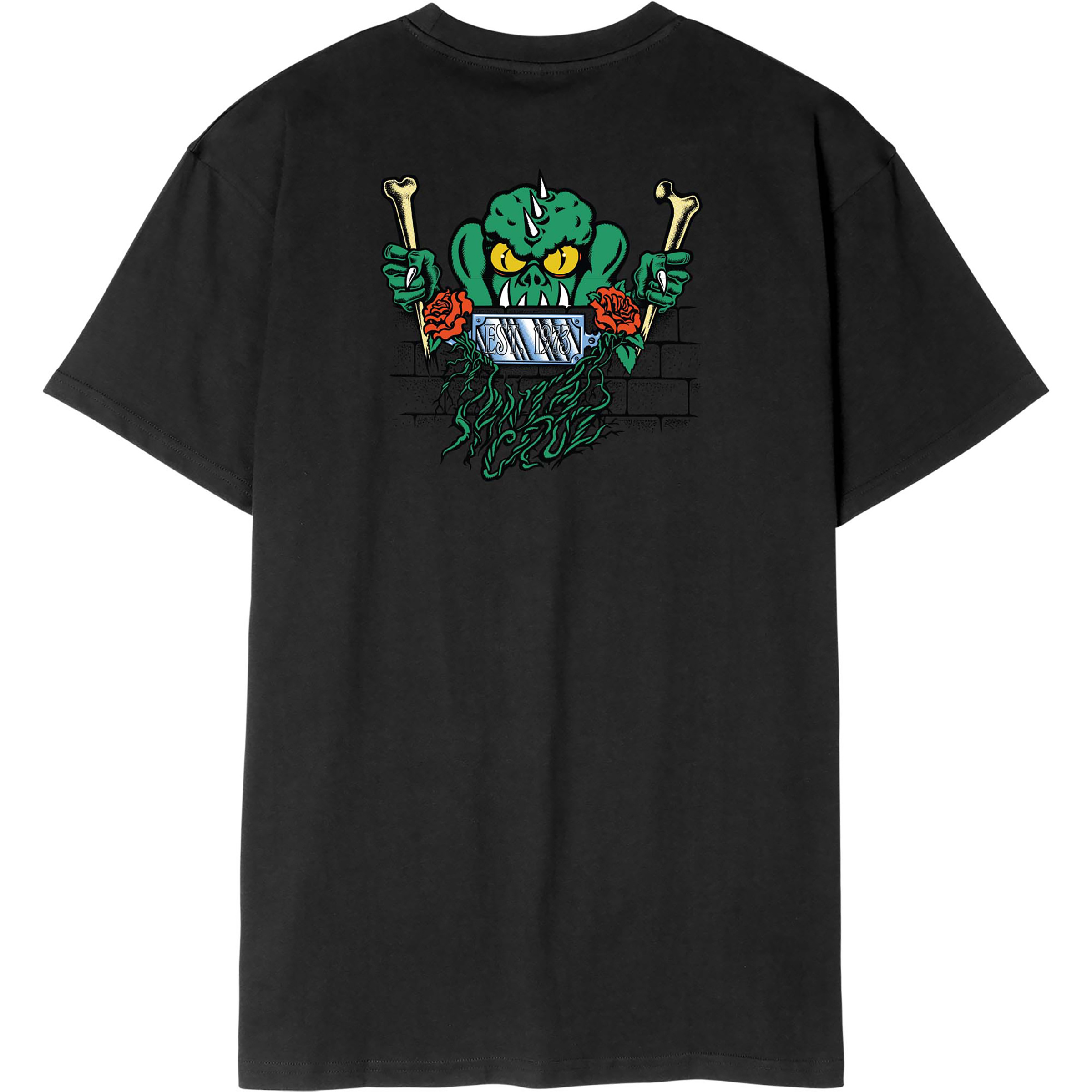 Santa Cruz Rankine Monster Herren T-Shirts schwarz Größe XL Hautfreundlich