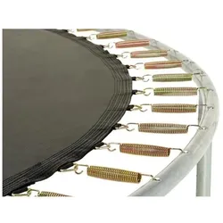 Kangui Trampolin MAXI ECO Ø 430 cm Grau - Mit Netz, Waage, Schutzhülle (430 cm)