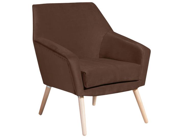 Max Winzer Sessel, Braun, Buchefarben, Holz, Buche, 67x81x71 cm, Goldenes M, Made in Europe, Wohnzimmer, Sessel, Sessel
