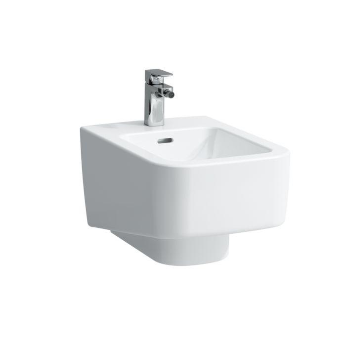 LAUFEN Pro S Wand-Bidet 8309614003021 weiß, 1 Hahnloch, mit unsichtbarer Befestigung
