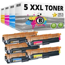 Druckfuxx, Toner, 5x TONER kompatibel BROTHER DCP-9022CDW HL3142CW HL3152CDW HL3172CDW MFC-9142CDN