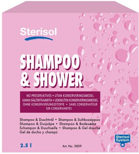 STERISOL Duschtvål Shampoo & Shower 2,5l