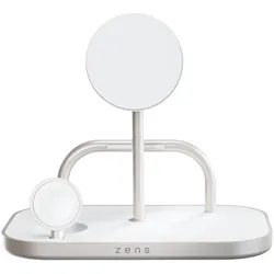 Zens 60W USB-C 4in1 Induktive Ladestation, weiß