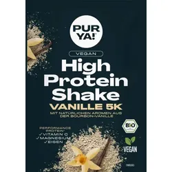PURYA High Protein Shake Vanille 5K bio Probiergröße