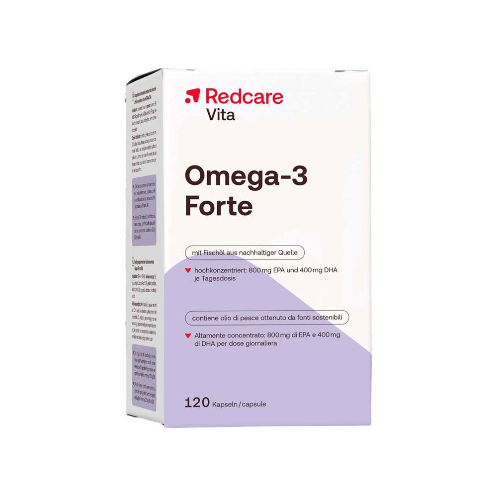 Redcare Omega-3 Forte Weichkapseln 120 St Kapseln