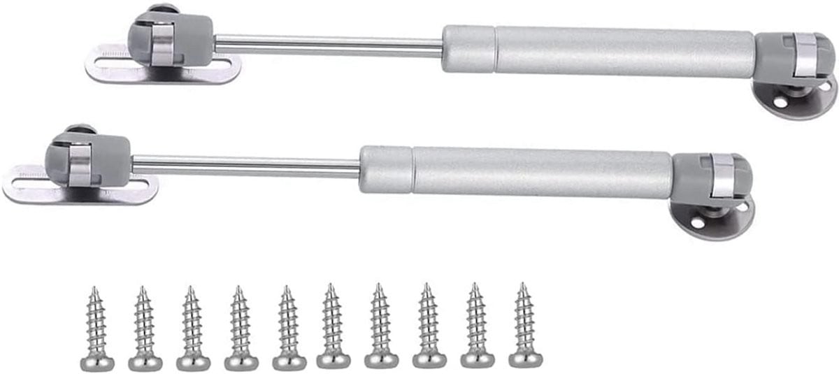 2 Stuks Gasveer voor Keukenkast Deuren - 200N Veerondersteuning voor Klepdeuren en Ophangkasten - 30 cm