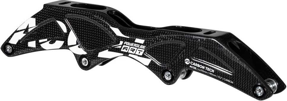 Powerslide Accel Carbon 13.2/4x110 Inline-skates Schwarz Schwarz One Size
