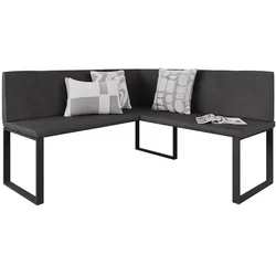 Vicco, Sitzbank, Esszimmer-Eckbank Ravon, Anthrazit, 150 x 150 cm (150 cm)