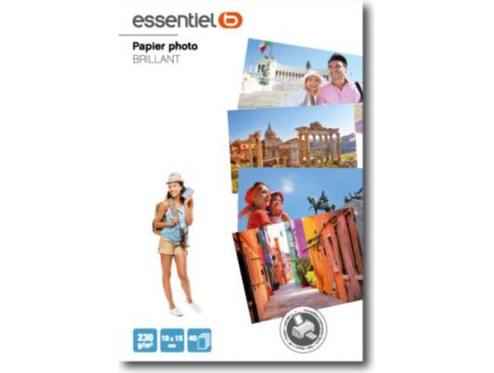 Essentielb - Papier Photo 10x15 - 40 F - 230 G/M²