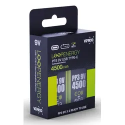 Verico 1UDBT-A3WEB2-NN Industrieakku Lithium-Ion (Li-Ion) 500 mAh 9 V