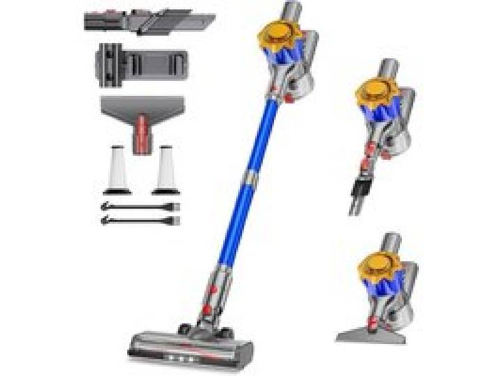 Aspirateur Balai Sans Fil 450W/40Kpa Autonomie 50Min Écran Intelligent Léger Puissant Sols Tapis Maison