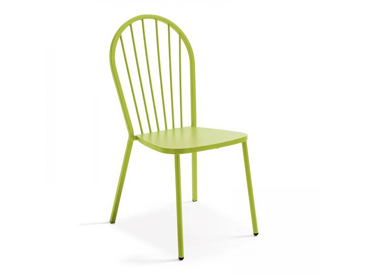 Oviala - Chaise en métal ajourée