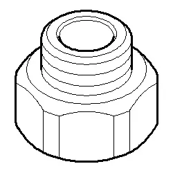 Dornbracht Nippel Reduzierung G1/2-IxG3/ 092403185-00 092403185 1/2" x 3/8" chrom