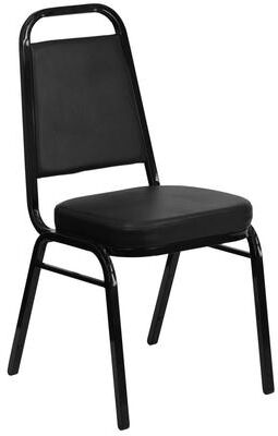 Flash Furniture "4 Pack Trapezoidal Back Stacking Banquet Chair - 20.25""D x 17.5""W x 36""H"
