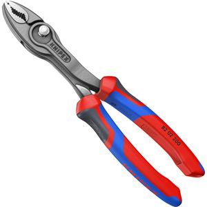 Knipex Frontgreifzange TwinGrip 82 02 200, 200 mm, mit Comfort-Griff, Schlüsselweite 4 - 22 mm