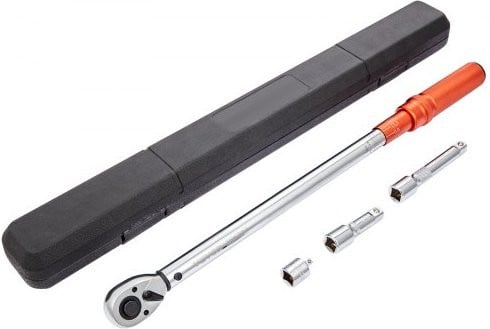 Vevor Momentsleutel 1/2 inch, Chrome Vanadium, Zilver