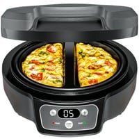 Omelett Chef OM 950 , Snack Maker anthrazit, 950 Watt