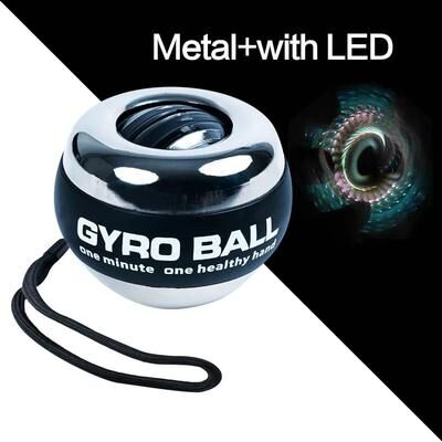 Uplift Picks LED Gyro Wrist Ball Forearm Strength Trainer Hand Grip Exercise Power Ball a