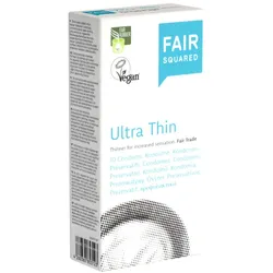 «Ultra Thin» 10er Pack – Extra dünn, vegan, fair gehandelt (10 Kondome) 10 St
