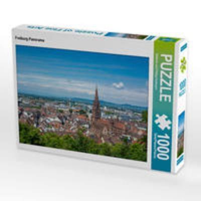 CALVENDO Puzzle Freiburg Panorama 1000 Teile Lege-Größe 64 x 48 cm Foto-Puzzle Bild von Stefanie und Philipp Kellmann