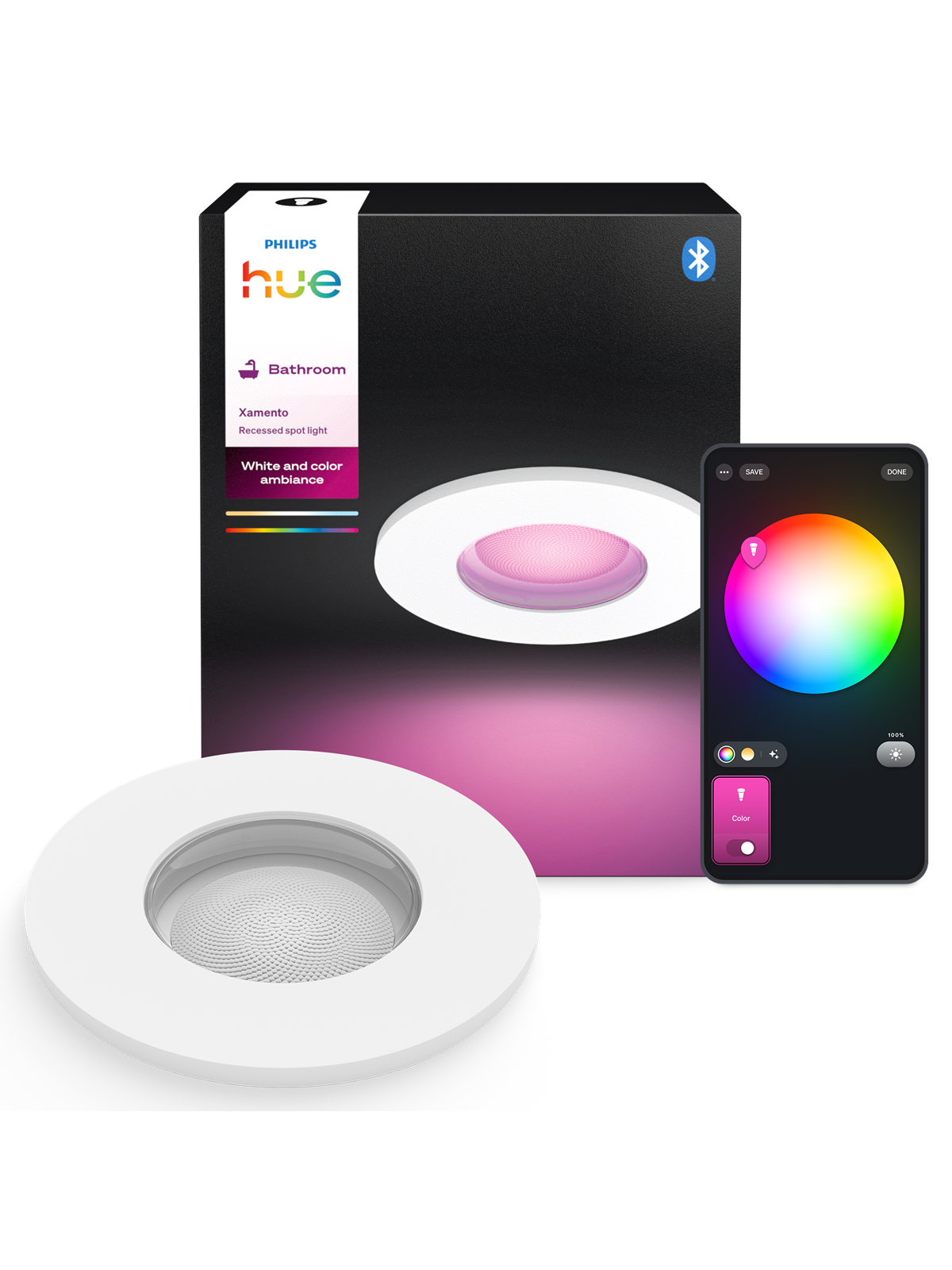 Philips Hue Xamento recessed white 1x4.2W