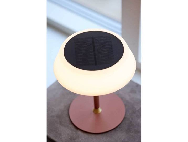 Solar Portable Tischleuchte Terracotta - Halo Design - Wohnzimmer - Metall