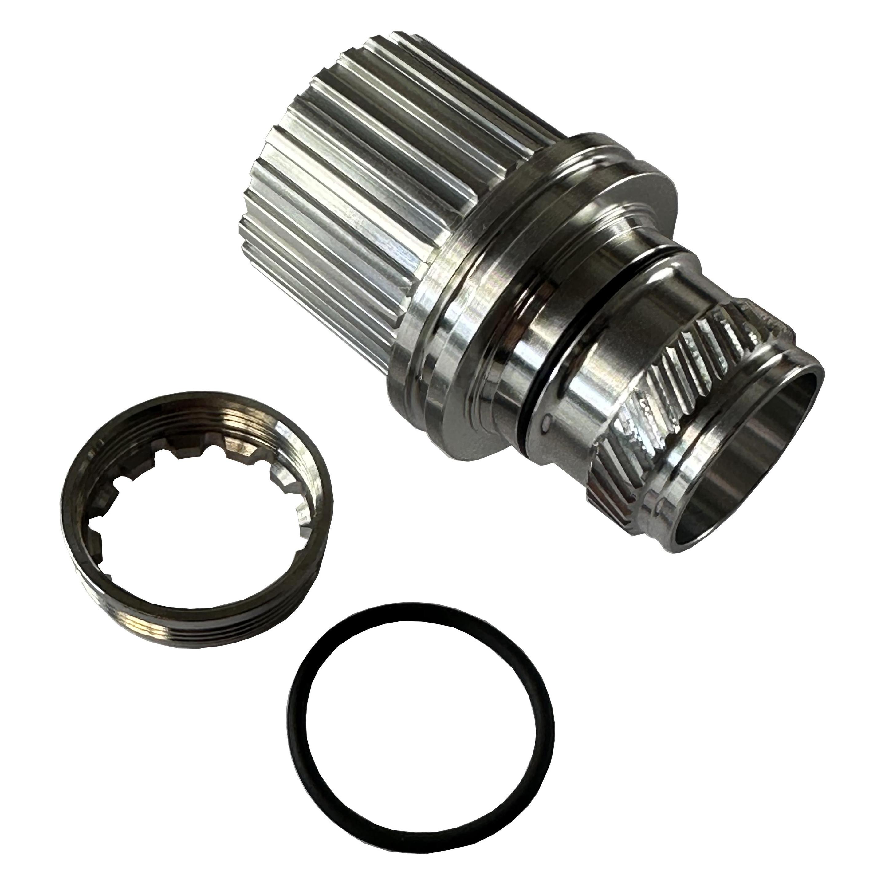 Chris King R45 Freilaufkörper Conversion Kit ohne Achse Shimano Microspline, Edelstahl-Lager, silver (43860337)
