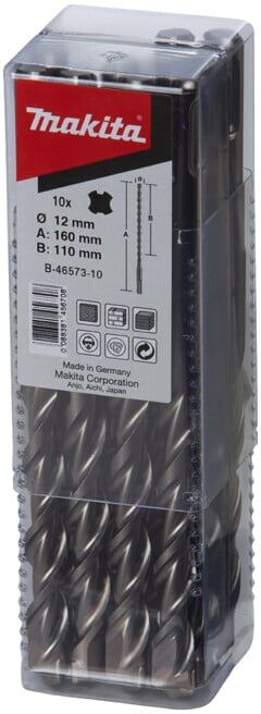 Makita SDS-V-PLUS set de perçage 6x160 10 pièces B-4652323-10 (B-46523-10)