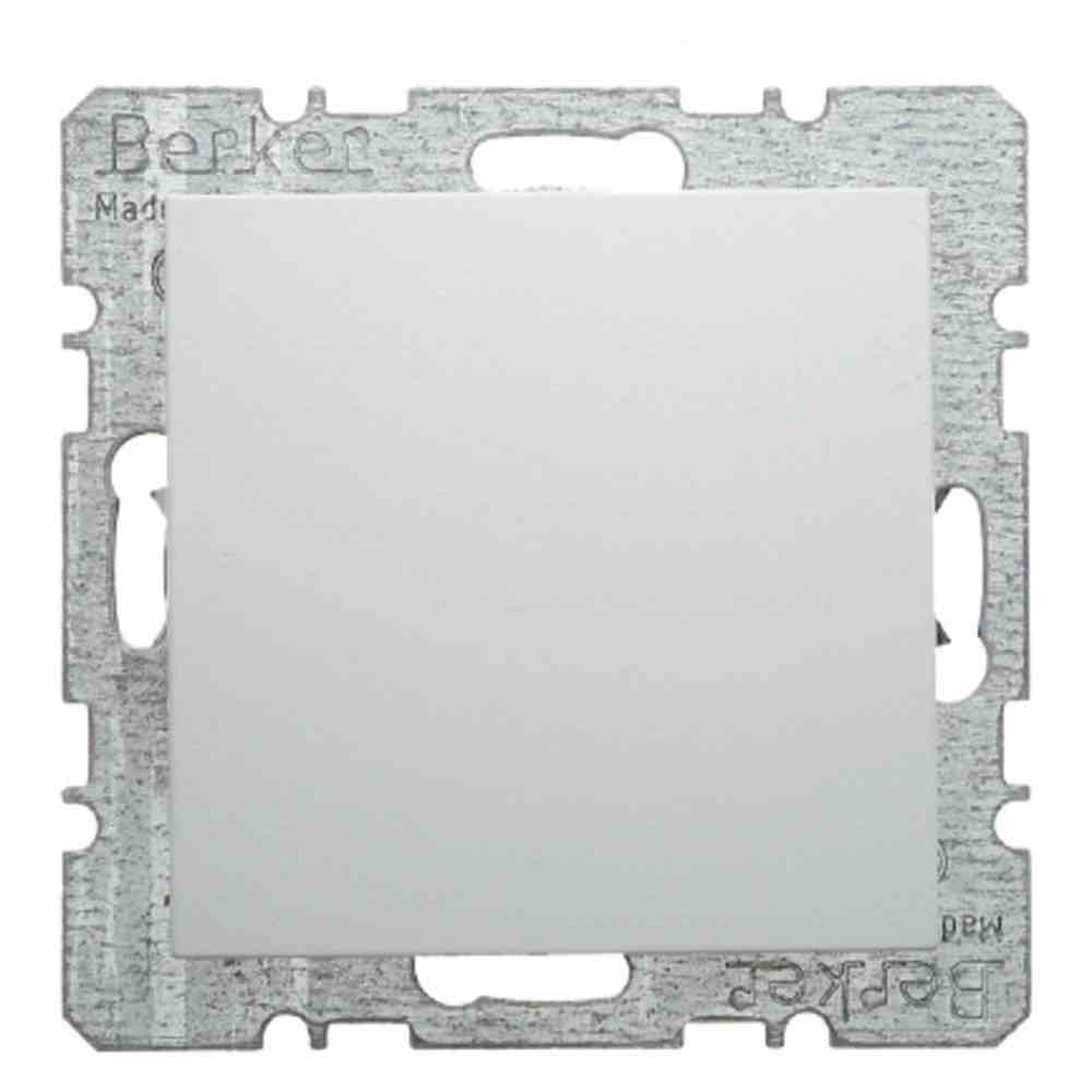 Hager BER S1 Blinde afdekking zonder plint, polarwit mat