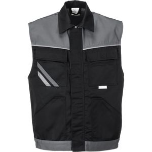Planam Arbeitsweste Highline 2713, schwarz-grau, Größe 3XL