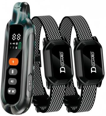 Inspired Living 3300FT Waterproof Remote Dog Training Collar For Small To Large Dogs d90 for 2 dog