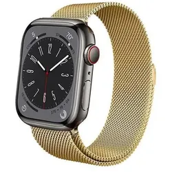 Crong Milano Stahlarmbanduhr 42 (Edelstahl), Uhrenarmband, Gold