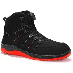 Sicherheitsstiefel MADDOX BOA® black-red Mid ESD S3S, Gr. 39 - schwarz - 39