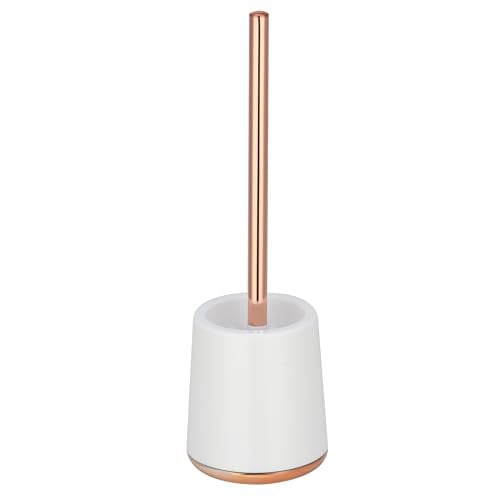 MSV WC-set wit, keramisch, vrijstaand met toiletborstel, B/D/H: 40 x 30 x 11,5 cm