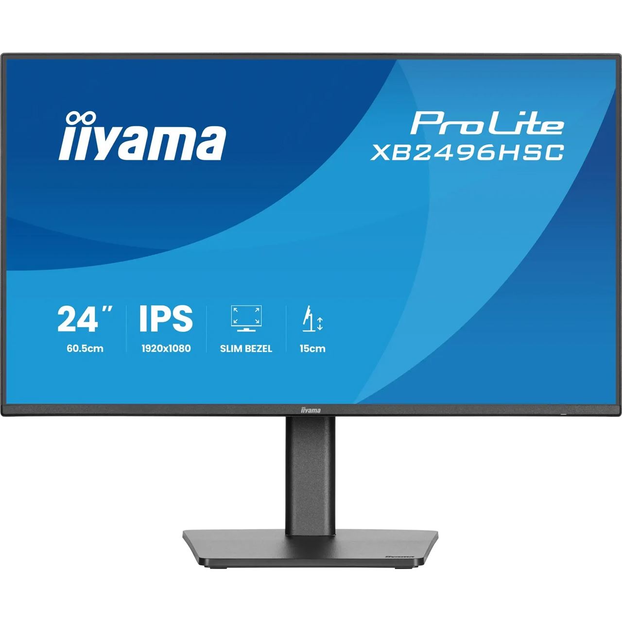 24" (60,96cm) iiyama ProLite XB2496HSC-B1 schwarz 1920x1080 1x HDMI 1.4 / 1x USB-C 3.0 mit DisplayPort